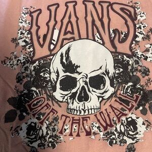 Vans off the wall skull Women’s T-shirt size small